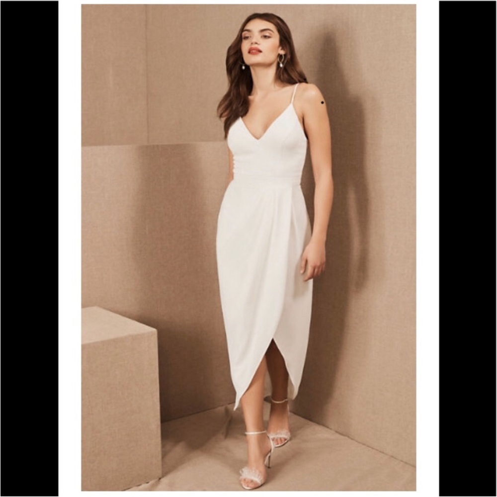 BHLDN Caron dress white. Size 12